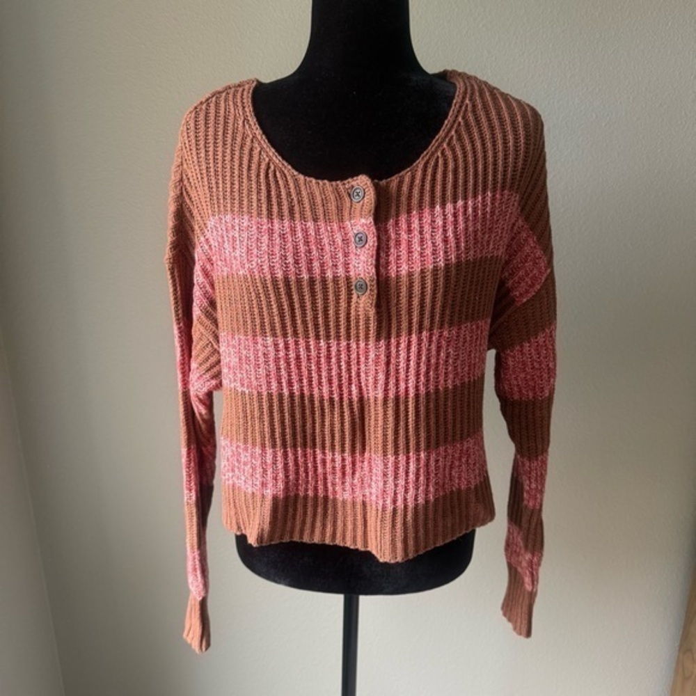 American Eagle 🦅 cropped ribbed sweater size small